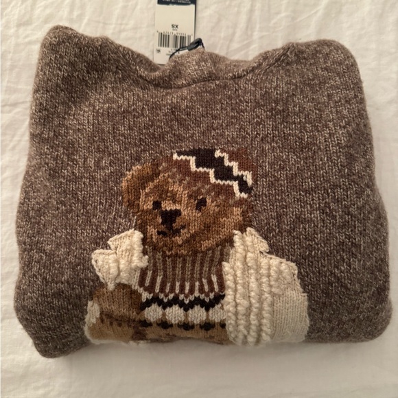 Ralph Lauren teddy bear hoodie sweater - Picture 9 of 9